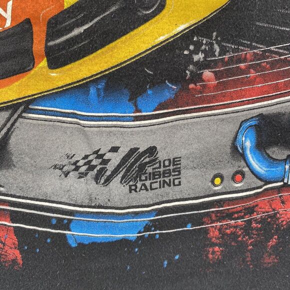 VTG M&M's Kyle Busch NASCAR Chase Authentic T Shirt Men's L All Over Print Tee - Picture 9 of 16